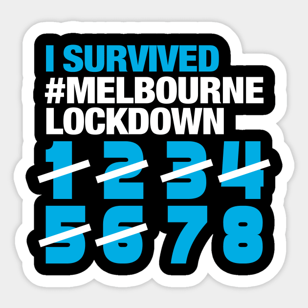 #Melbourne Lockdown 6 Sticker by brendanjohnson